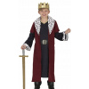 KOSTÝM KRÁĽ KRÁĽA BORDOVÝ PLÁŠŤ KORONA VIANOČNÁ HRA KOSTÝM KARNEVAL 116