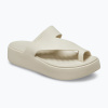 Dámske žabky Crocs Getaway Platform Toe Loop sandstone