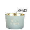 My Flame Lifestyle MY FLAME VONNÁ SVIEČKA - BE SILLY BE HAPPY - MINTY BAMBOO