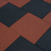 zahrada-XL Protipádové dlaždice 24 ks červené 50x50x3 cm gumené 276272