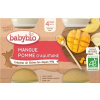 BABYBIO Príkrm jablko mango (2x 130 g)