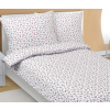 Bellatex Povlečení flanelové, Růžička červená - 140x220, 70x90cm