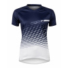 FORCE dres F MTB ANGLE dámsky kr. rukáv, bielo-modrý XS