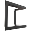 KRATKI Montážny rámik 90° pre krbové vložky FLOKI S rohové presklenie