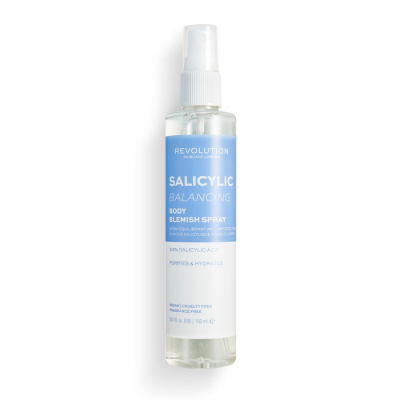 Revolution Skincare Body Salicylic (Balancing) hydratačný telový sprej pre problematickú a mastnú pokožku 150 ml