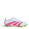 adidas Predator Club Firm Ground Football Boots White/Pink 12 (47.3)