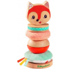 Navliekacie krúžky Lilliputiens - líška Alice - stohovacia pyramída (5414834831146)