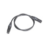 Canare L-2T2S mikrofónový kábel 6,0 mm, XLR (M) / XLR (F) 5 m, BLK 6760