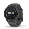Športové hodinky Garmin Fenix 6 Pro Solar Černá s jedným remienkom, čierne