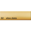 Celox Lišta ukončovacia L 8 Al-elox zlatá 2.5m