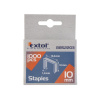 EXTOL PREMIUM Spony, balení 1000ks, 6mm, 11,3x0,52x0,70mm, 8852501