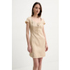 Ľanové šaty Guess ISABEAU W5GK41.WH5L2 béžová M