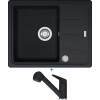 Franke BFG 611-62 onyx s excentrom + Franke FC 9547.071 NOVARA PLUS onyx