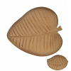 Drevená patera H&S Decoration hnedá 32 cm