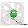 EVOLVEO 14L1GR ventilátor 140mm, 4 LED zelené, 3pin FAN 14 GREEN