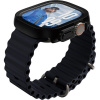 PanzerGlass® Apple Watch Ultra 2/Ultra tenký čierny kryt s ochranným sklom 3718