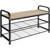 tectake 404286 botník southampton 91x36x55cm - industrial svetlé drevo, dub sonoma