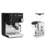 Rancilio Silvia BC, black + Rocket Espresso FAUSTINO 3.1, copper