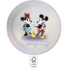Papierové taniere Mickey a Minnie 23 cm, 8 ks - Procos