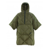 Páperové pončo Therm-a-Rest Honcho Poncho Down Dark Olive