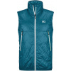 Skialpinistická zatepľovacia vesta Ortovox Swisswool Piz Vial Vest Men's - petrol blue XL