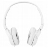 Káblové slúchadlá Sony MDR-ZX110 na uši, biele