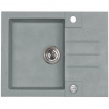 Alveus ROCK30/81 Granitový drez s odkapávačom, obojstranný, 59,5x47,5 cm, concrete