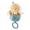 Plyšový lev s melódiou Music Box Boh'aime Doudou et Compagnie so vzorom 14 cm v darčekovom balení od 0 mes
