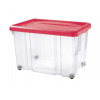 Tontarelli Box PUZZLE 60L s vekom, transp/červená 8031882ACH