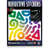 Reflective Berlin Reflective Decals Doodle - Rainbow uni