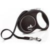 Vodítko FLEXI Black Design M páska 5m/25 kg strieborné
