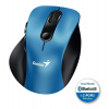 Genius Ergo 9000S/Ergonomická/Optická/Pre pravákov/2 400 DPI/USB+BT/Čierna-modrá (31030038401)