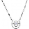 Equestrian Stockholm Náhrdelník krištáľový Swarovski Equestrian Stockholm, silver