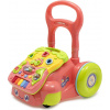 BABY MIX Detské hrajúce edukačné chodítko Baby Mix ružové