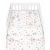 Baby Nellys Obliečky do postieľky, 2D sada flanel - Cirkus, Baby Nellys, béžové Velikost povlečení: 135x100