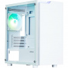 Zalman skříň T4 Plus / miniT / 1x120mm fan ARGB / USB 2.0 / USB 3.0 / tvrzené sklo / bílá T4 Plus white
