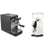Stone Espresso Lite Black + Eureka Mignon Silenzio, CR white