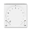 Termostat univerzální otočný - ovládací část, 3292H-A10101 03, ABB, Levit®, bílá / bílá (ABB, Levit®, bílá / bílá)