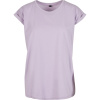 Build your Brand Tričko BY 021, krátký rukáv, dámské COT56002156605-lilac 2XL Fialová lila