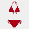 SANTA MÓNICA BIKINI TOP + SWIMMING BOTTOMS RED L