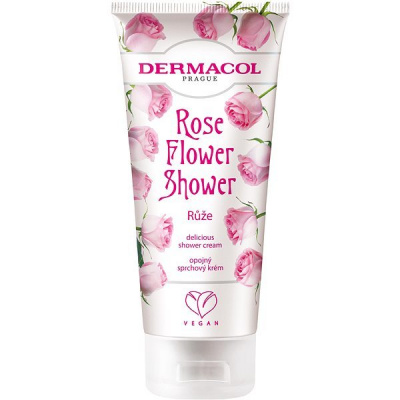 DERMACOL Flower Shower Cream Ruža, 200 ml