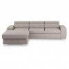 MID.YOU ROZKLADACIA ROHOVÁ POHOVKA, textil, krémová - Sedačky - 000682004002