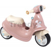 Odrážadlo motorka s reflektorom Scooter Pink Smoby s gumenými kolesami ružové od 18 mes SM721008