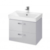 Cersanit - SET B278 LARA MILLE SLIM 60 (SKRINKA + UMÝVADLO), ŠEDÁ, S801-317-DSM