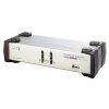 Aten CS-1742C KVM přepínač 2-port Dual View KVM USB, usb hub, audio, 1.2m kabely