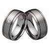 Snubní prsteny z wolframu R-TW-005