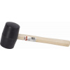 Kreator KRT904001 - Gumená palička čierna 450g - Drevená rukoväť
