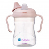 b.box Hrnček s náustkom 4m+ - světlo ružový 240 ml