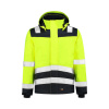 TRICORP Bunda Midi Parka High Vis Bicolor T51, reflexní, unisex MAL-T519715 L Žlutá svítivě