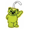 Compass Prívesok reflexné BEAR - žltý